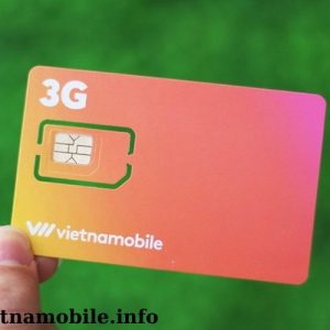 Sim 3G Vietnamobile, data 4GBngày gói cước 60ktháng