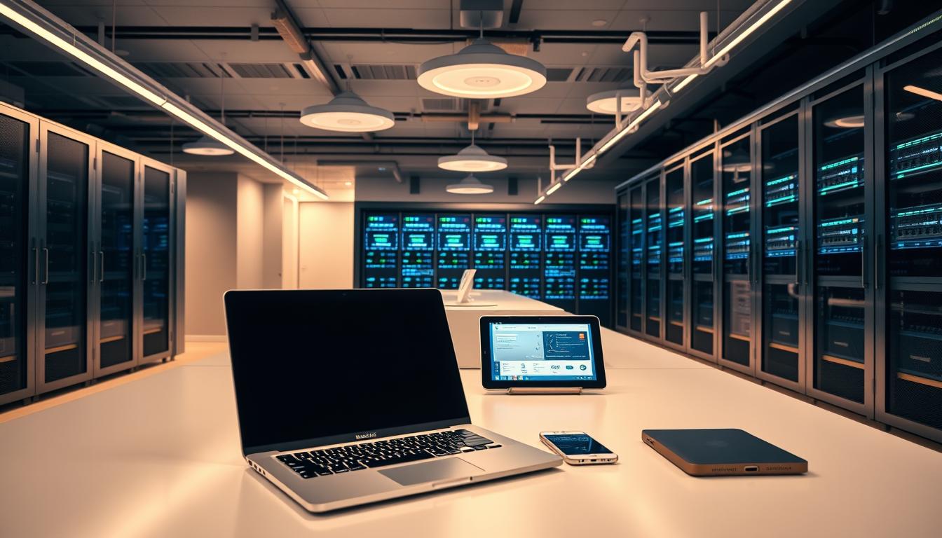Thiết bị và kết nối internet cho ngân hàng online